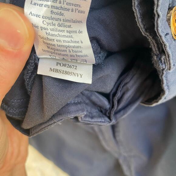 Faherty Mens Size 29x30 Pants Cotton Blend Coastal Preppy Navy Blue - Picture 8 of 8